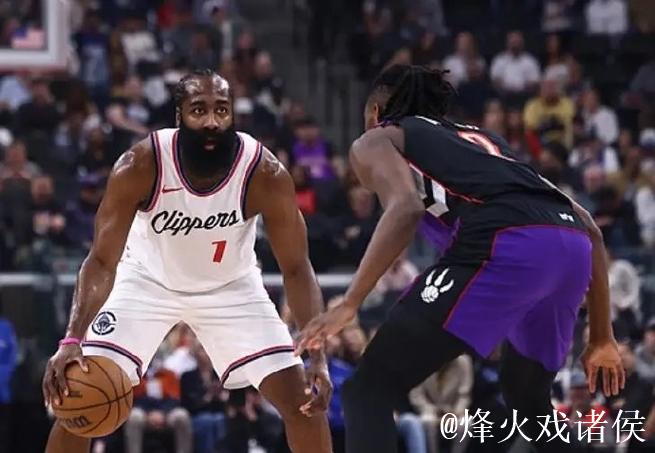 哈登24+12助快船力克猛龙豪取4连胜 公牛上演逆转击败老鹰